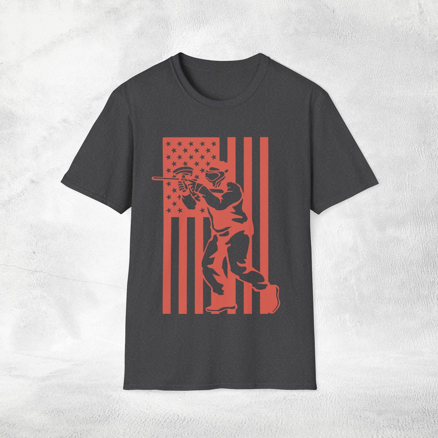 Unisex Paintball shirt flag