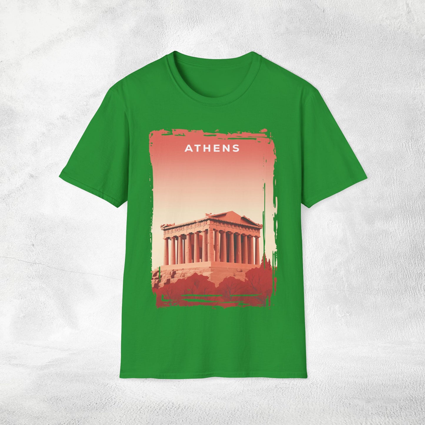 Women T-shirt Athens vacation tee
