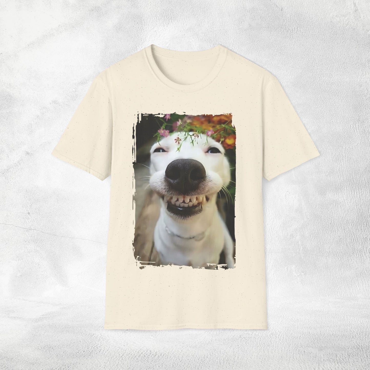 Unisex funny shirt just smile