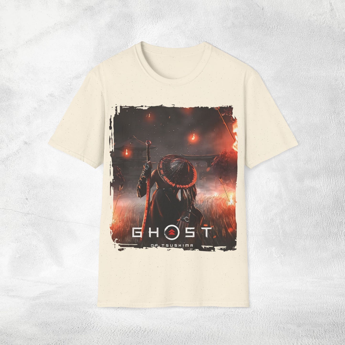 Unisex gaming shirt Ghost of Tsushima