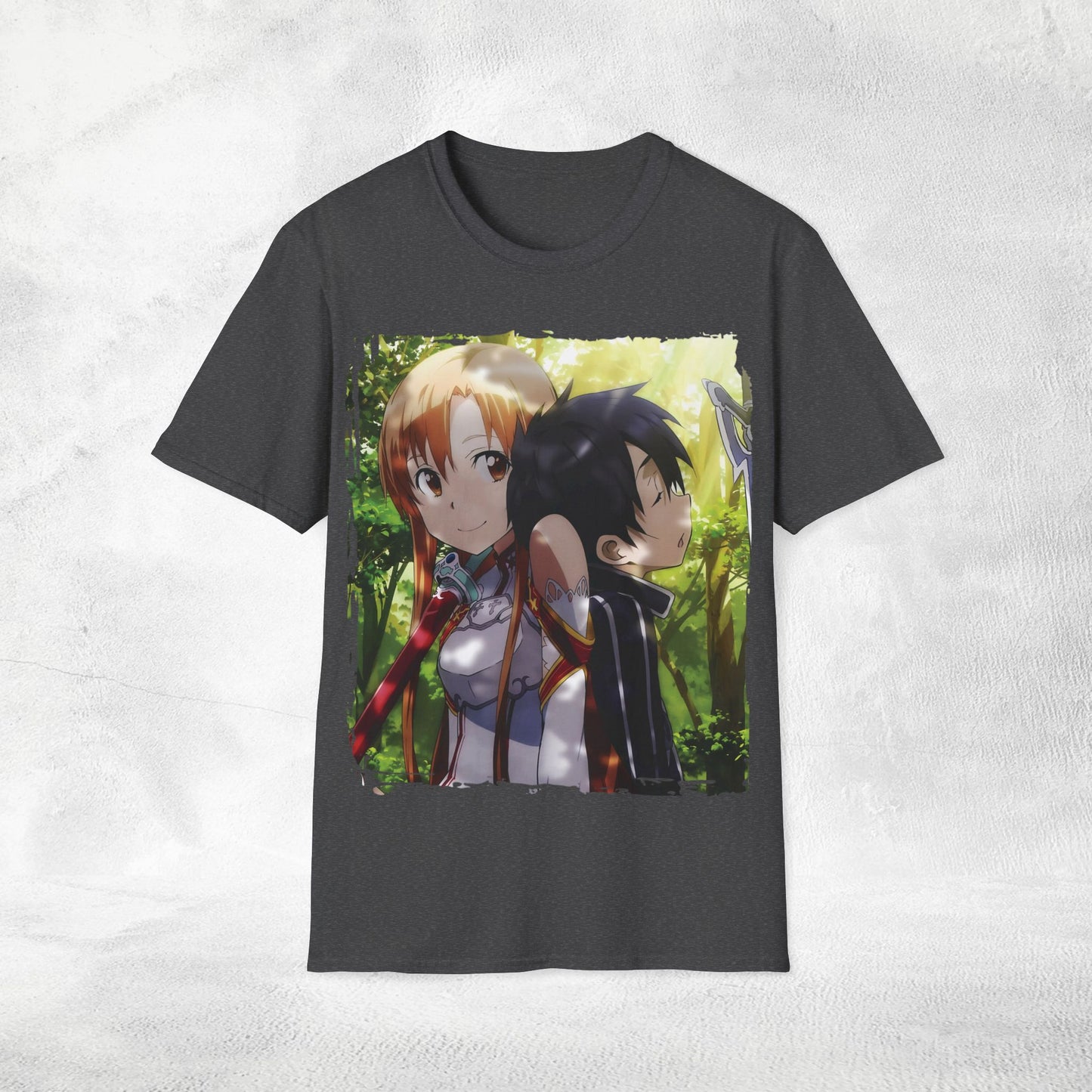Unisex anime shirt Kazuto Kirigaya / Kirito and Asuna Yuuki