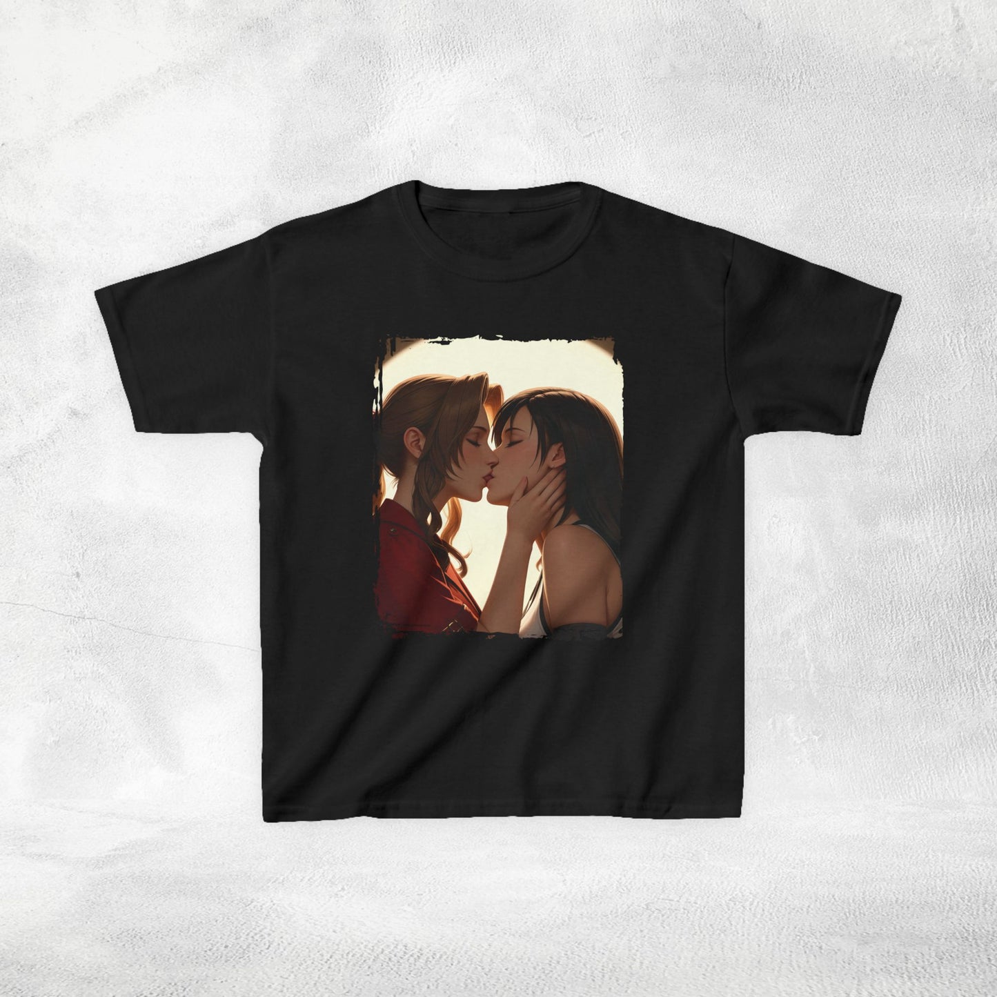 Kids gaming shirt Final Fantasy Tifa Lockhart and Aerith Gainsborough