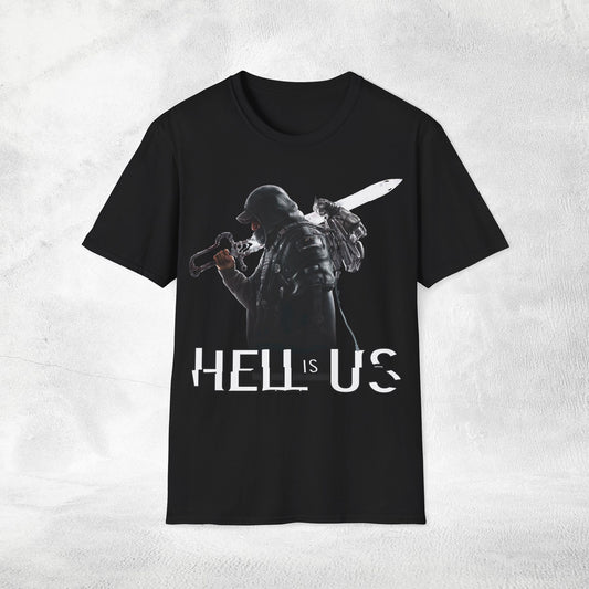 Unisex gaming shirt Hell is Us