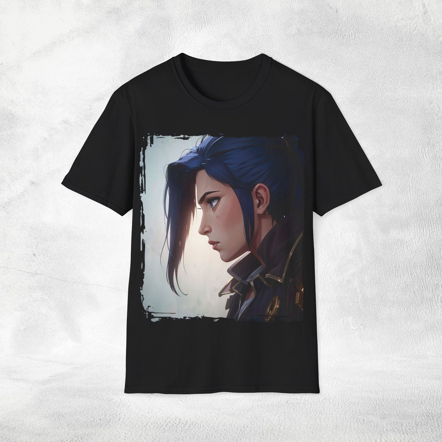 Unisex gaming shirt Caitlyn Arcane League of Legends