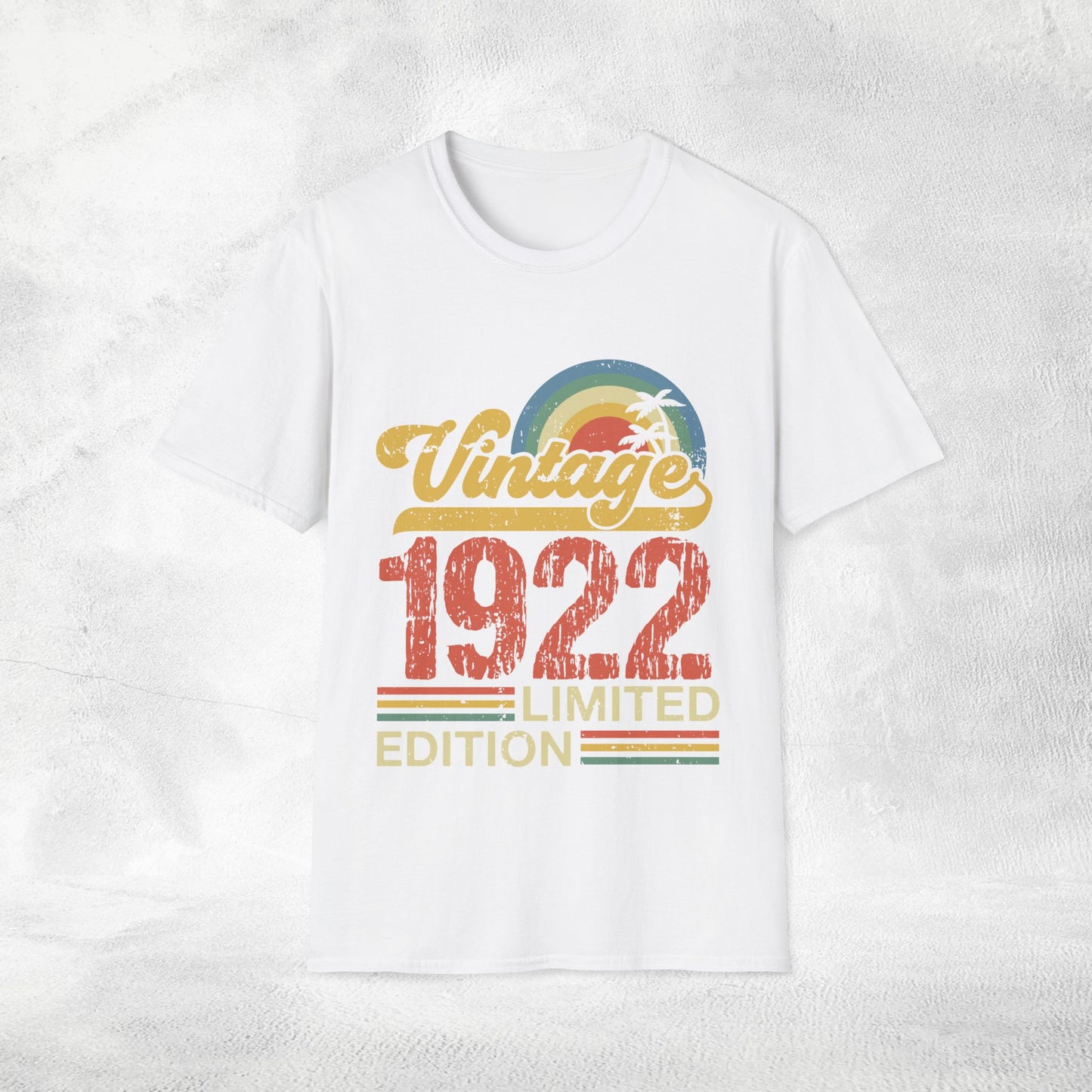 Unisex year of birth shirt 1922