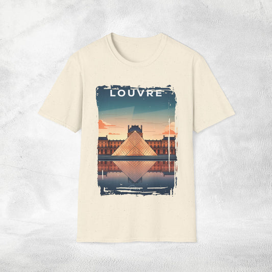Women T-shirt Louvre vacation tee