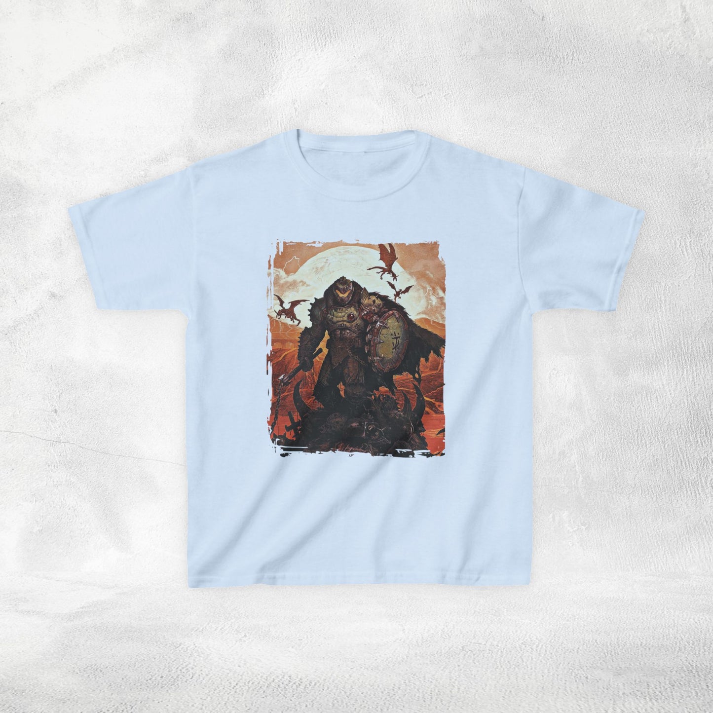 Kids  gaming shirt Doom the Dark Ages