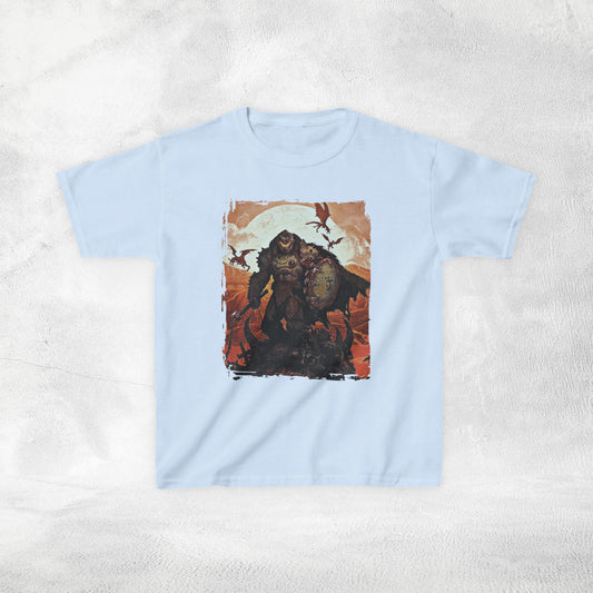 Kids  gaming shirt Doom the Dark Ages