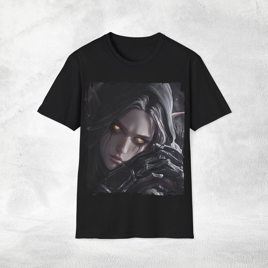 Unisex Gaming shirt WoW Dark-Elf