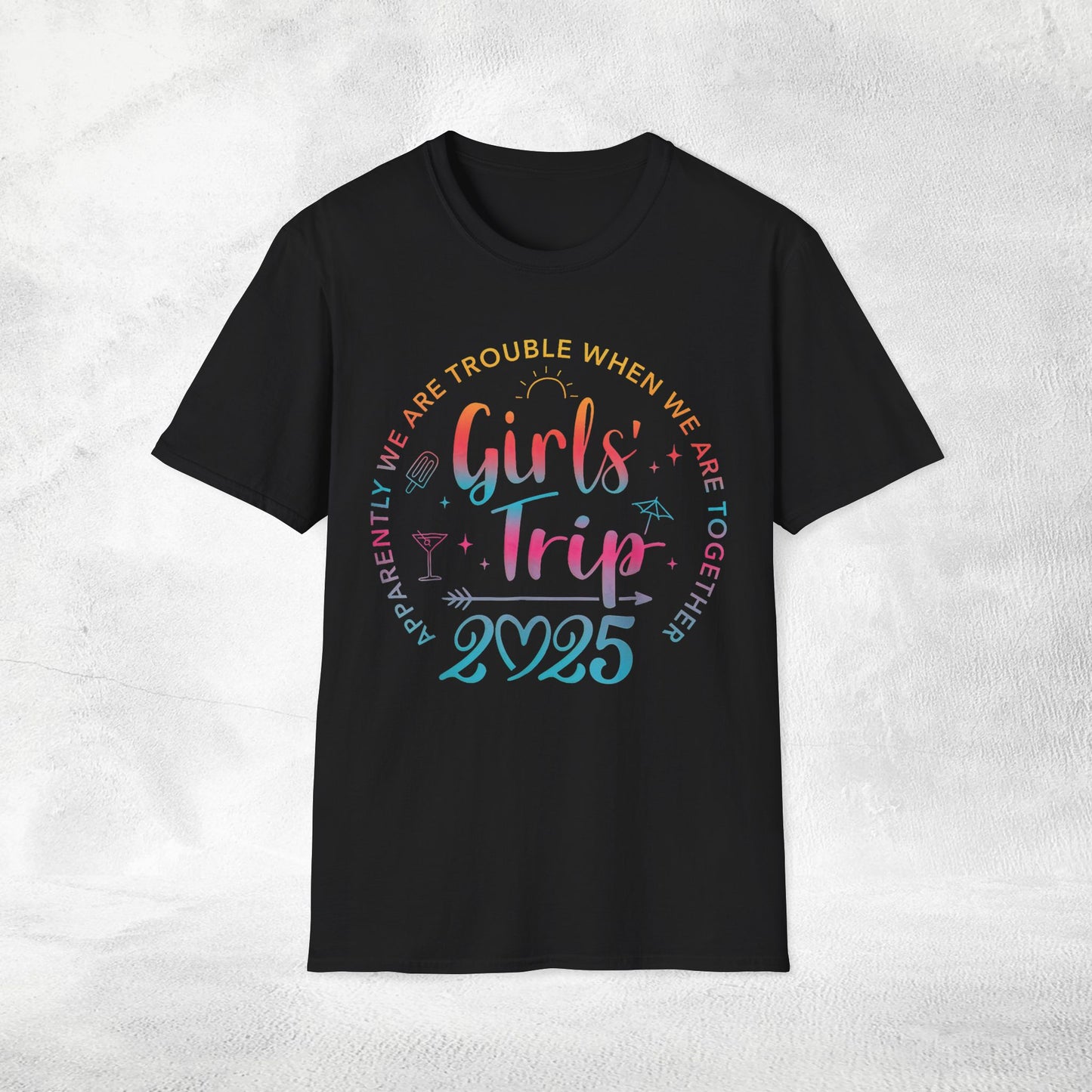 women shirt girls trip 2025