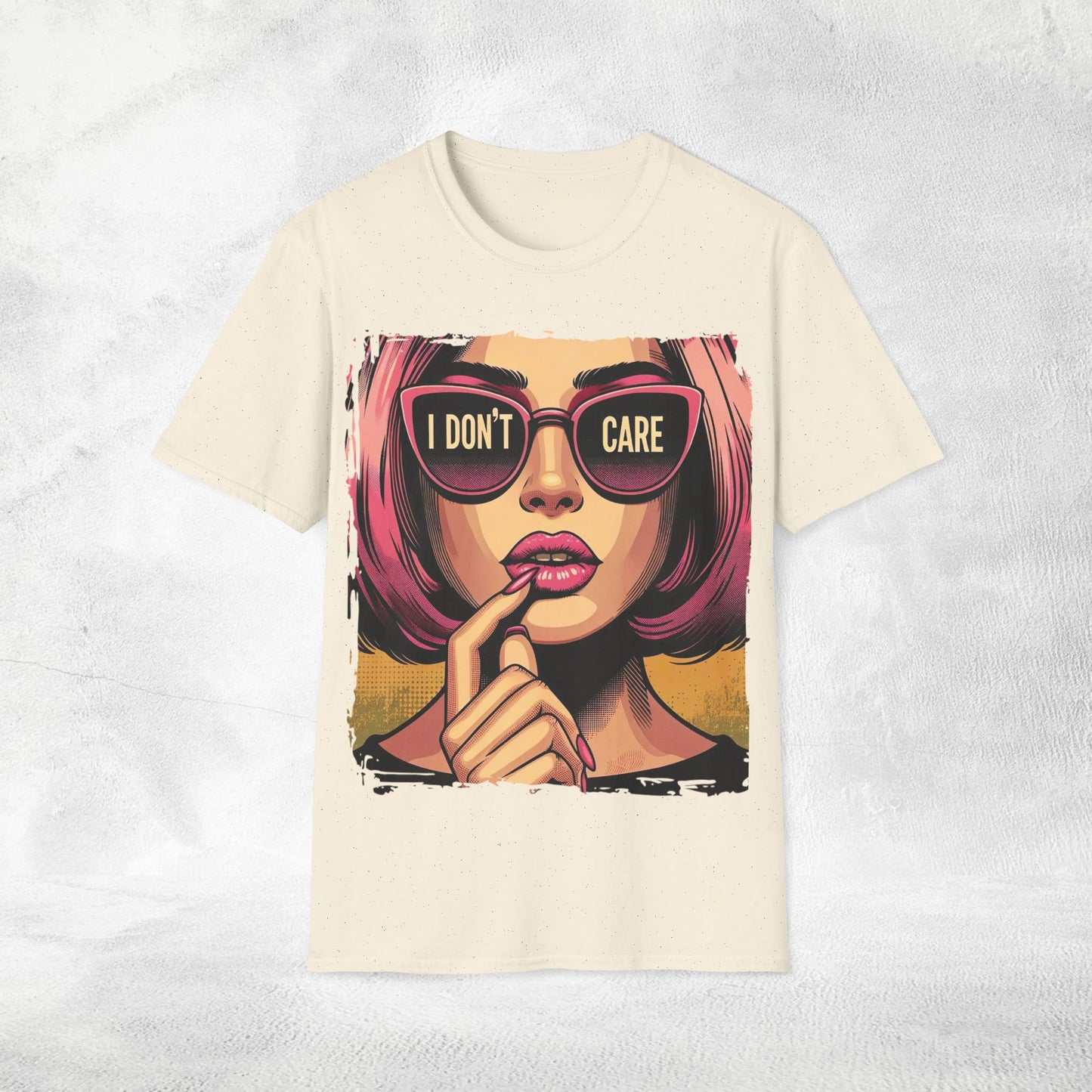 Womens T-shirt i dont care