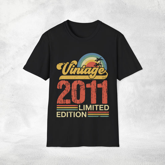 Unisex year of birth shirt 2011