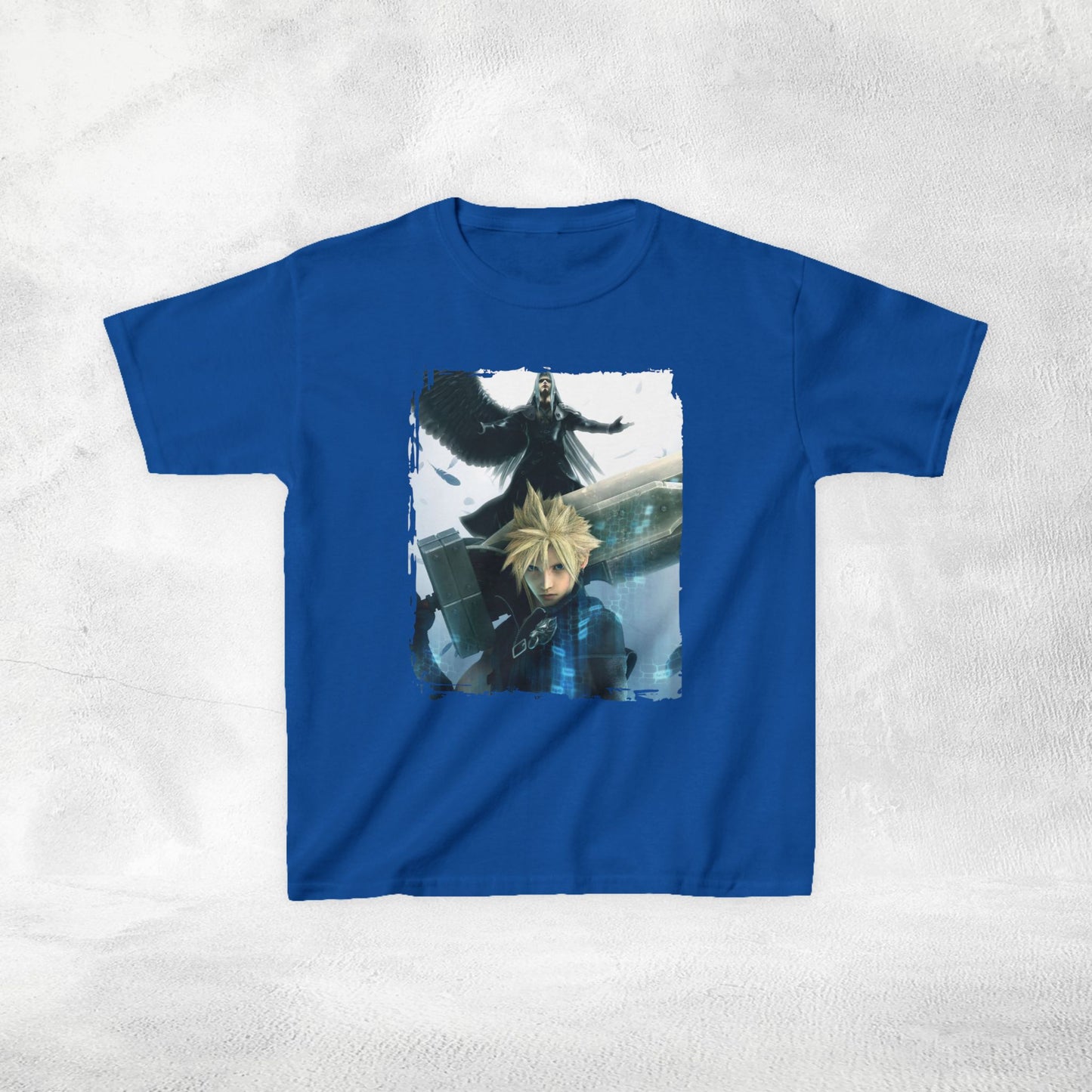 Copy of Kids gaming shirt Final Fantasy Cloud and Sephiroth