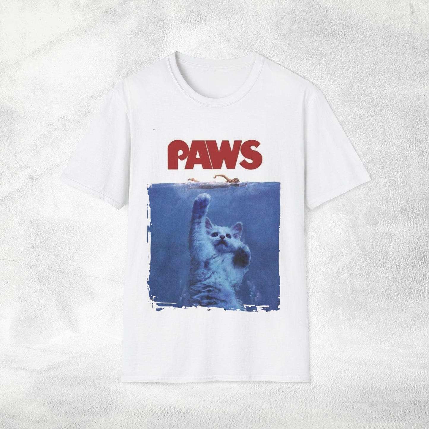 Unisex movie shirt Jaws Parody Paws