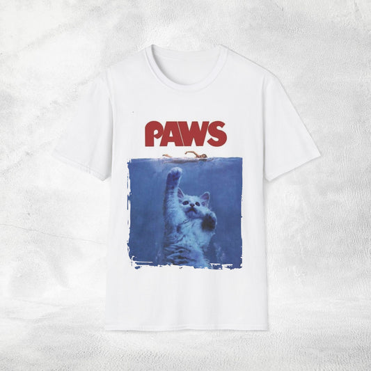 Unisex movie shirt Jaws Parody Paws