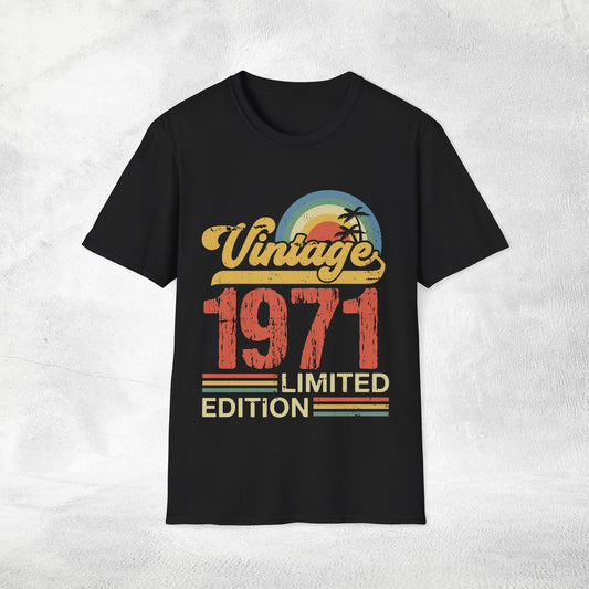 Unisex year of birth shirt 1971