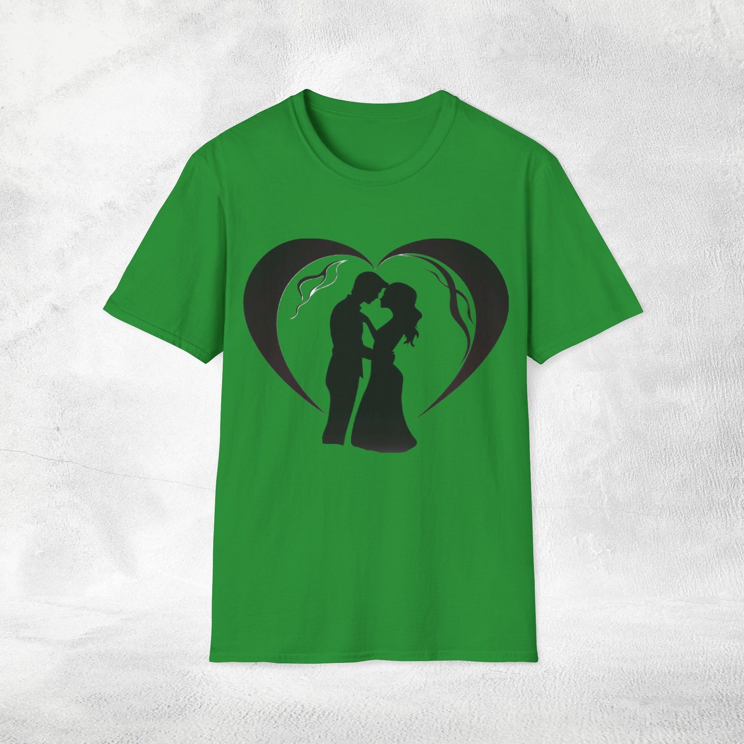 Unisex couples T-Shirt heart