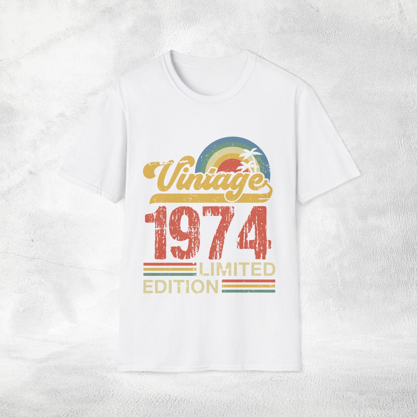Unisex year of birth shirt 1974