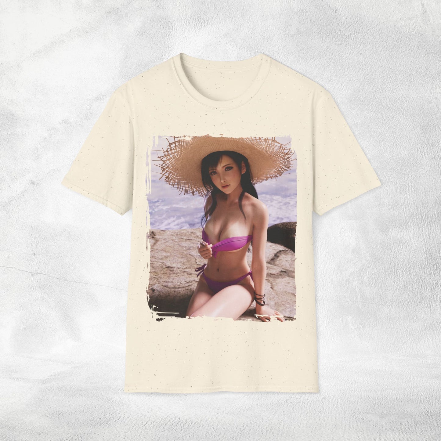 Unisex Gaming shirt Final Fantasy Tifa Lockhart Bikini Lines