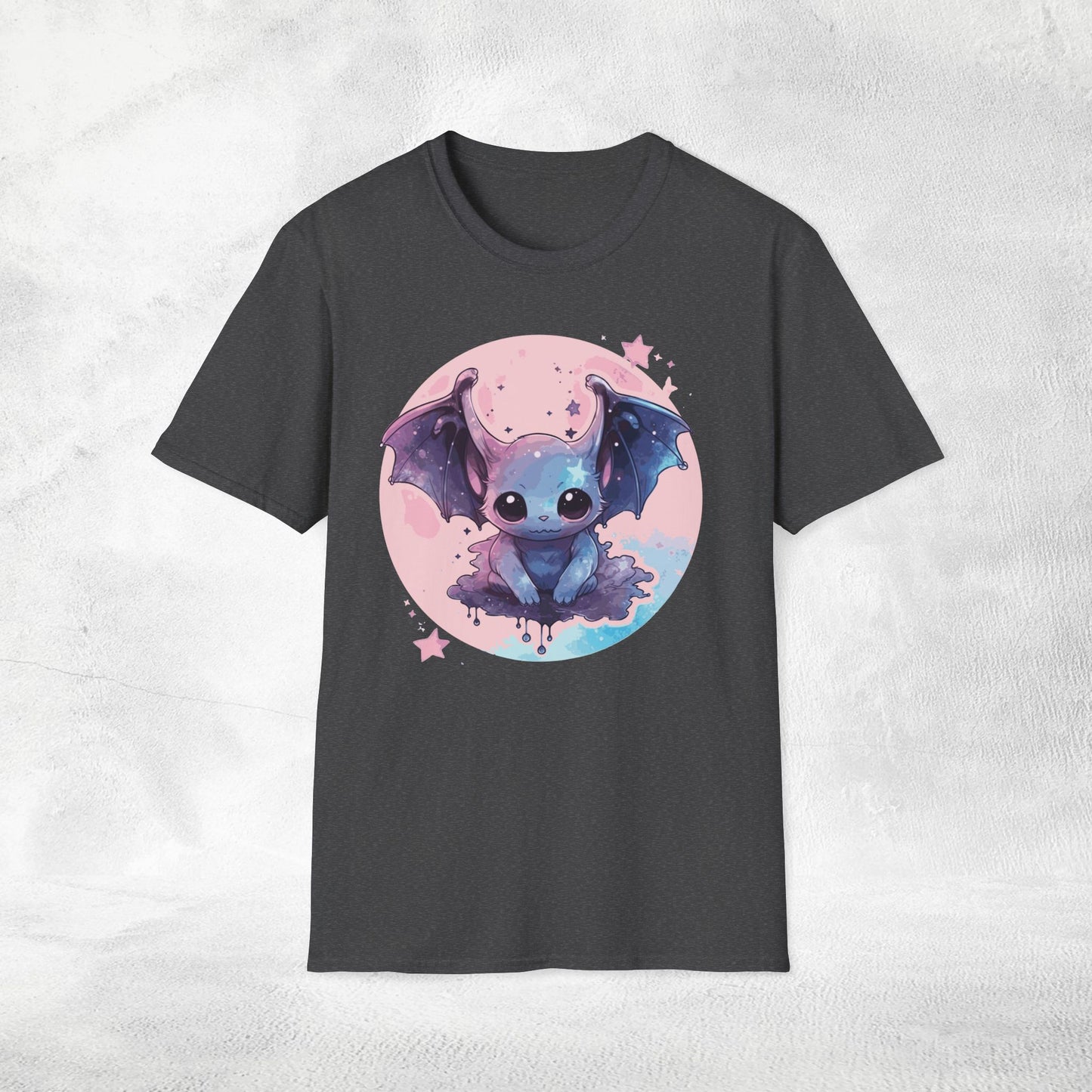 Unisex Gothic Shirt Pastel Bat