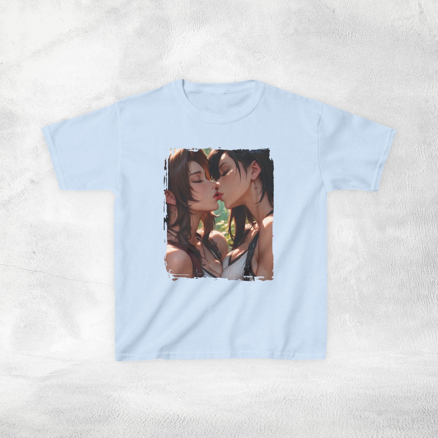Kids gaming shirt Final Fantasy Tifa Lockhart and Aerith Gainsborough