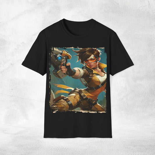 Unisex gaming shirt Overwatch Tracer