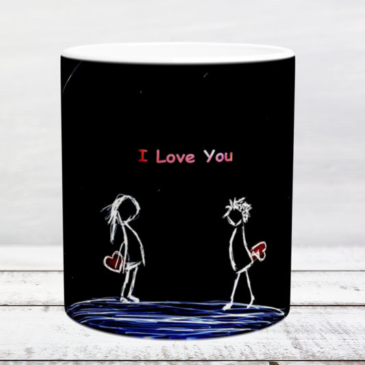 Ceramic mug 11oz / 325 ml i love you