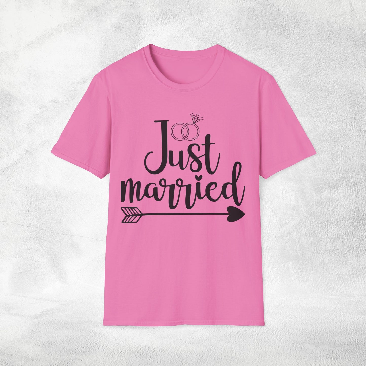 Women T-Shirt just married bachelorette party