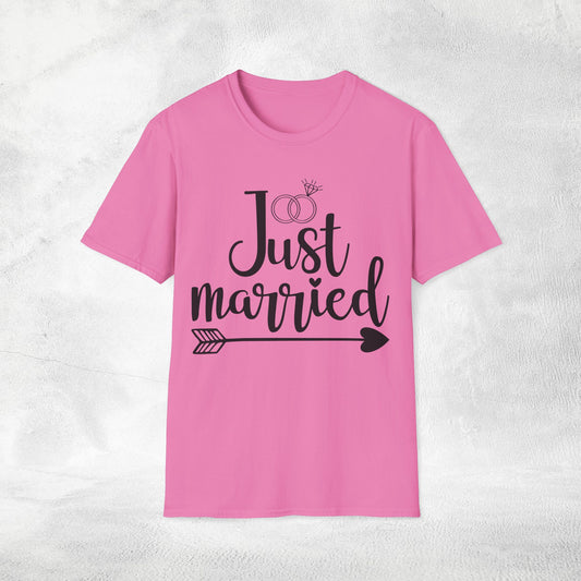 Women's T-Shirt just married bachelorette party