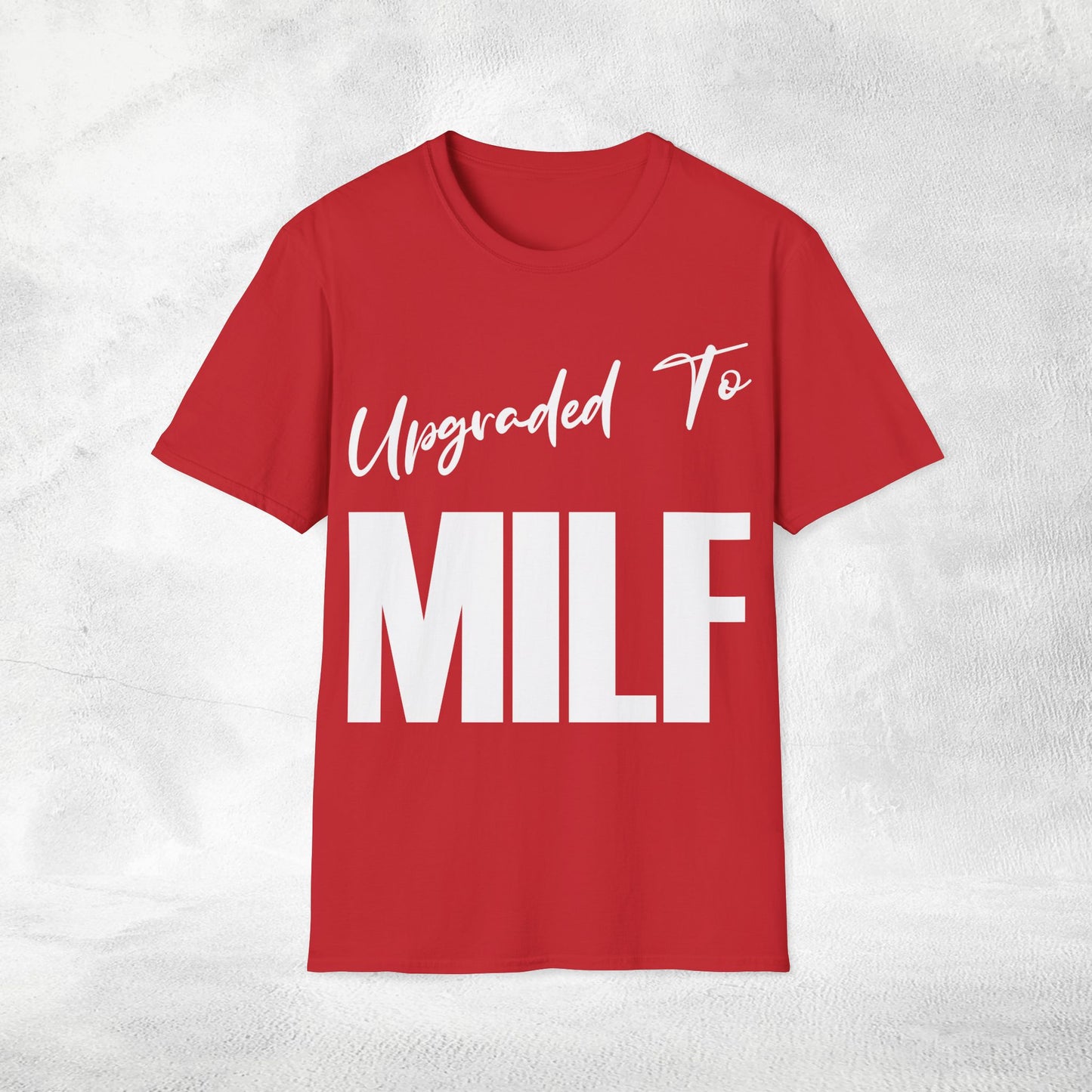 Womens Wifey T-shirt Upgraded to MILF