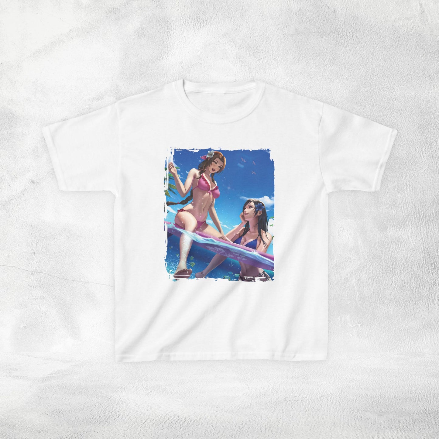 Kids gaming shirt Final Fantasy Tifa Lockhart and Aerith Gainsborough