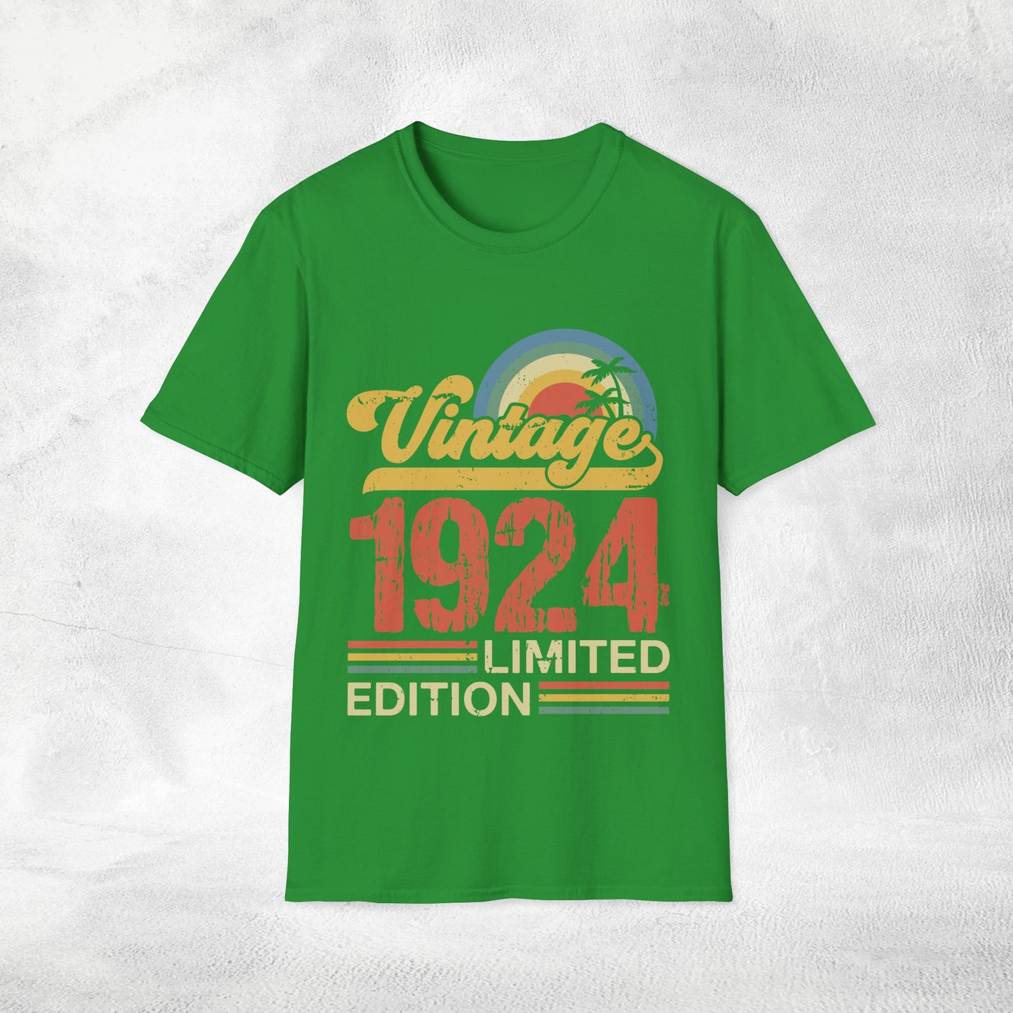 Unisex year of birth shirt 1924