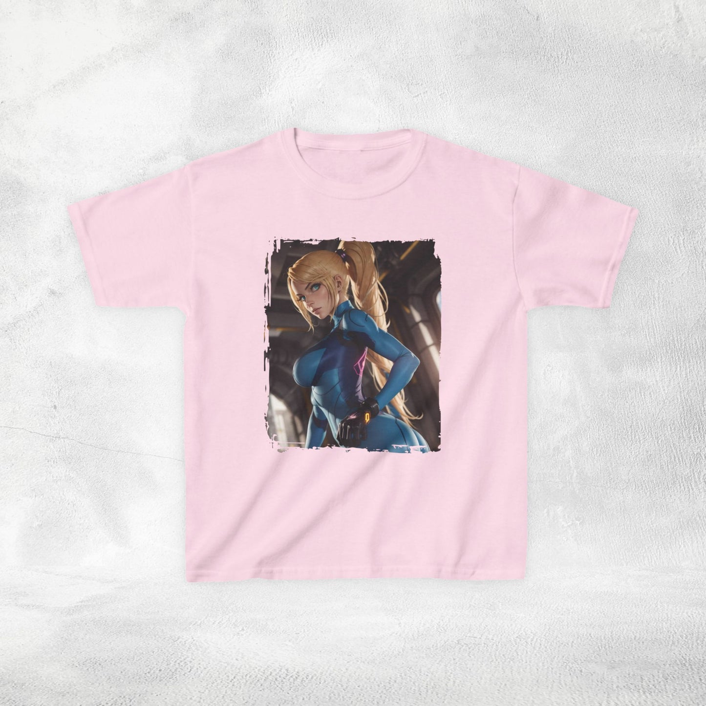 Kids  gaming shirt Samus Aran