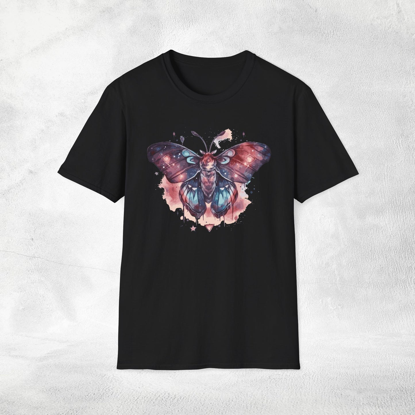 Unisex Gothic Shirt Pastel Moth