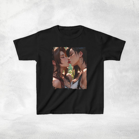 Kids gaming shirt Final Fantasy Tifa Lockhart and Aerith Gainsborough