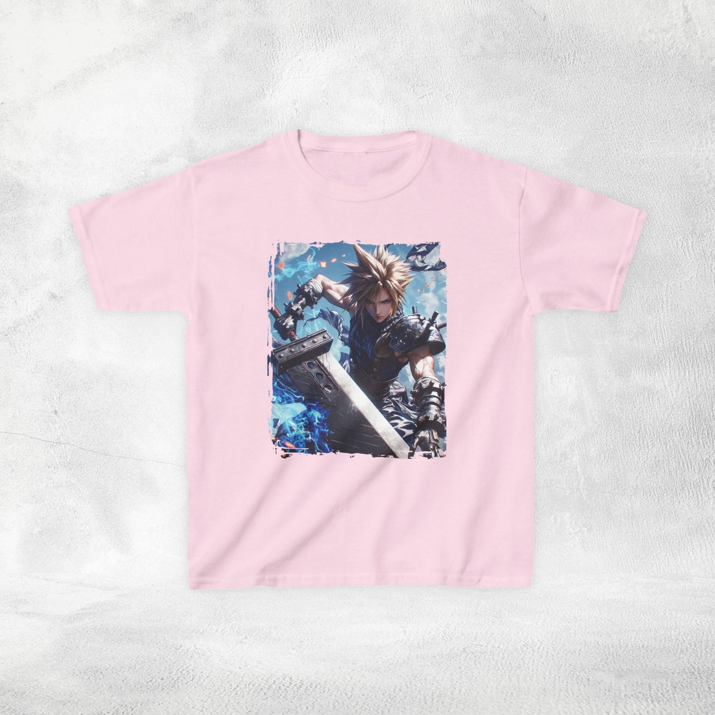 Kids gaming shirt Final Fantasy Cloud Strife
