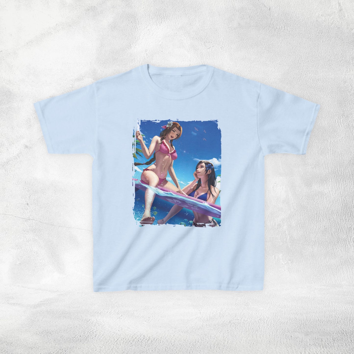 Kids gaming shirt Final Fantasy Tifa Lockhart and Aerith Gainsborough