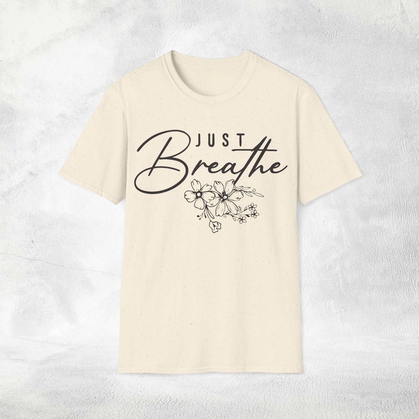 Women's Slogan T-shirt just breathe