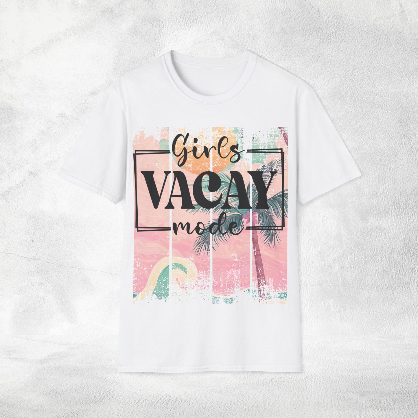 Womens T-shirt girls  vacay mode