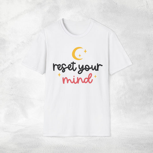 Womens Yoga shirt reset your mind