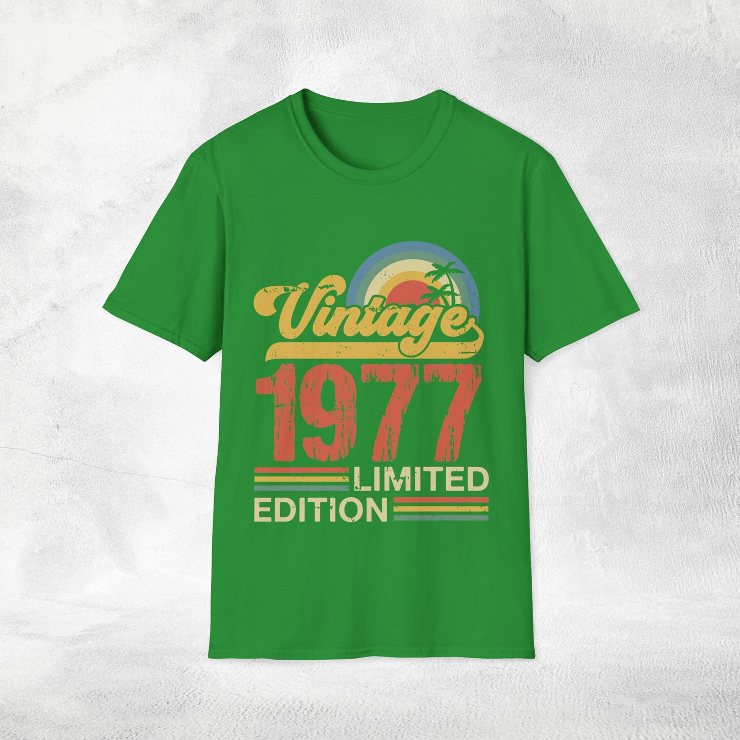 Unisex year of birth shirt 1977