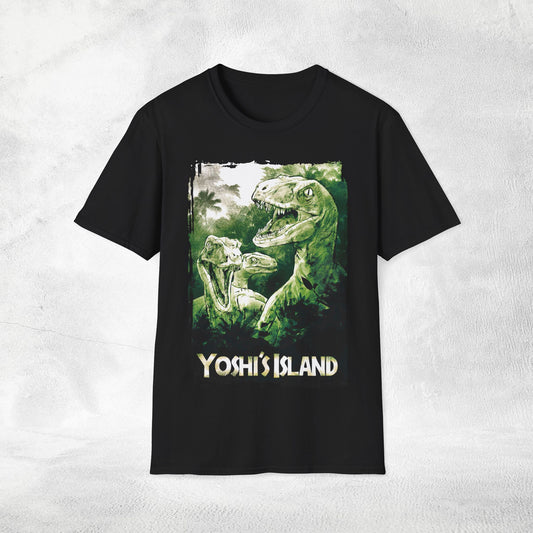 Unisex gaming shirt yoshi's island parody