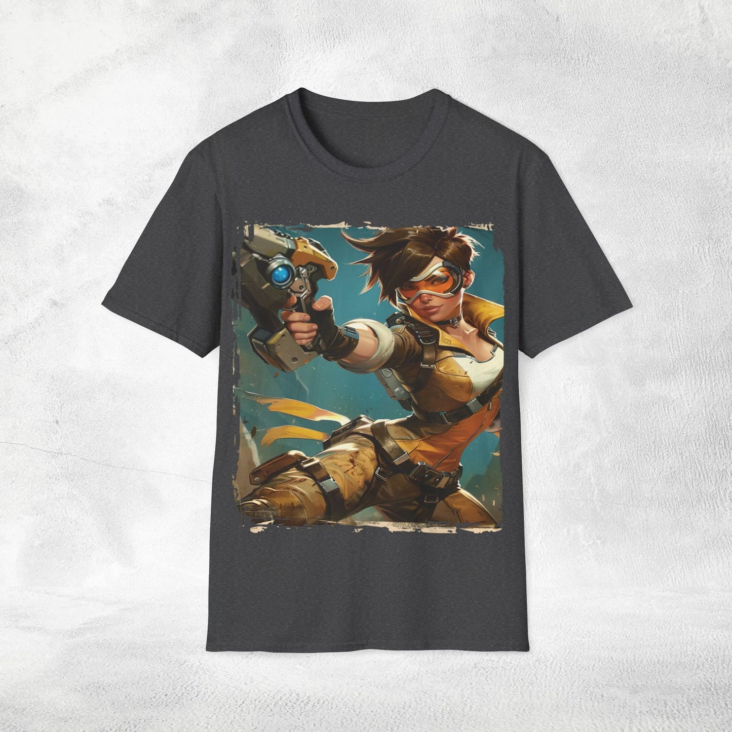 Unisex gaming shirt Overwatch Tracer