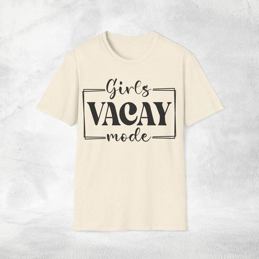 womens shirt girls vacay mode