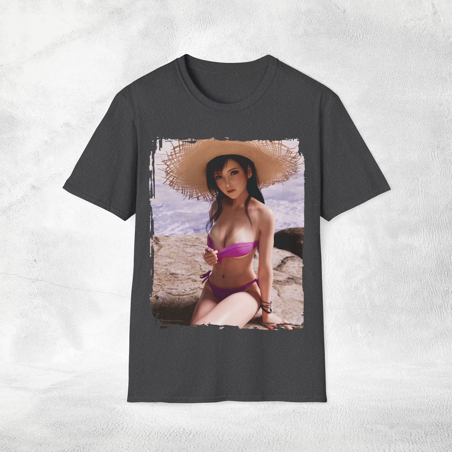 Unisex Gaming shirt Final Fantasy Tifa Lockhart Bikini Lines