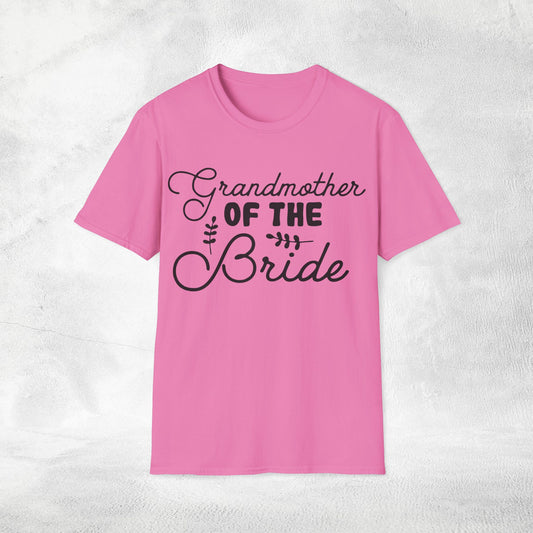 Women's T-Shirt grandmother of the bride bachelorette party