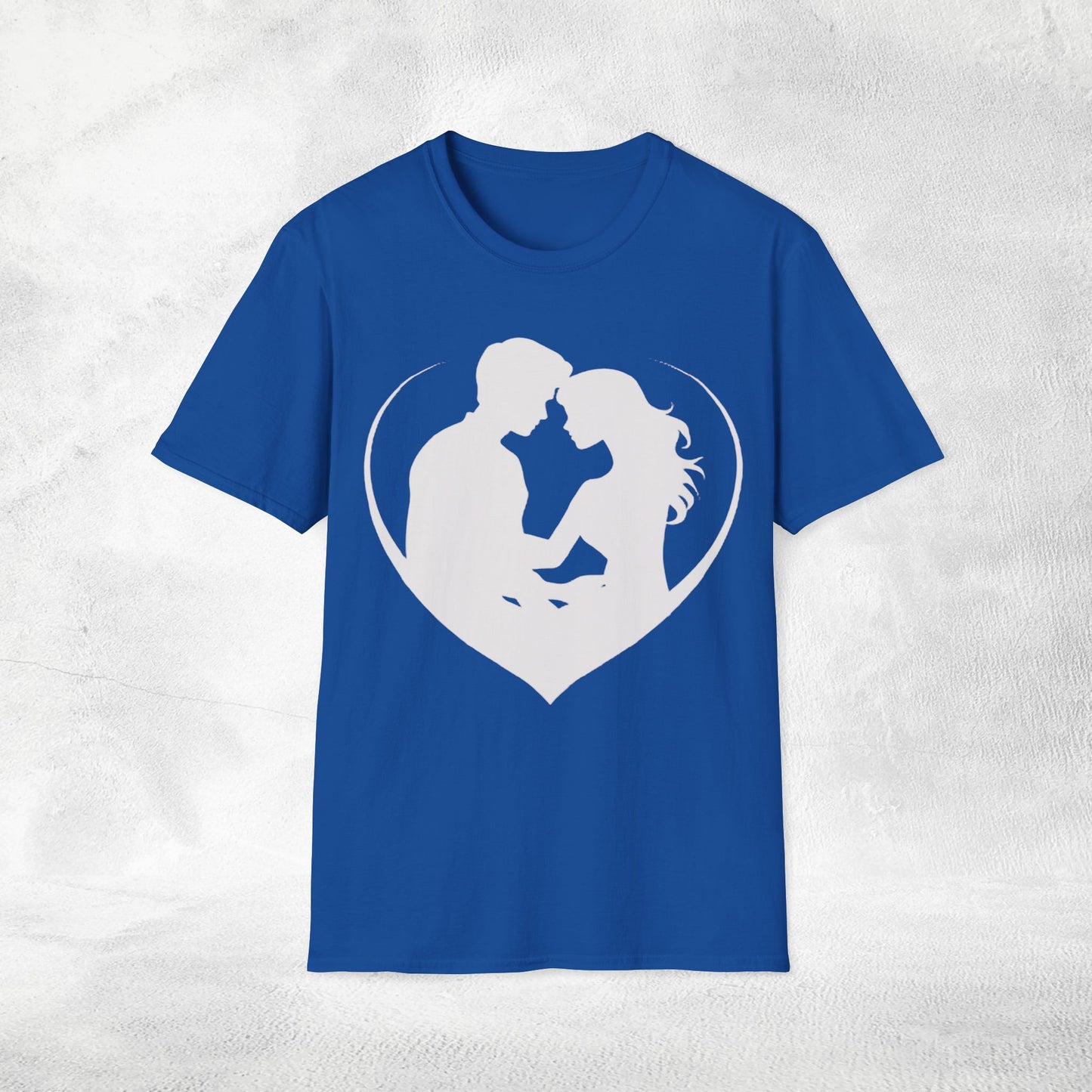 Unisex couples T-Shirt heart