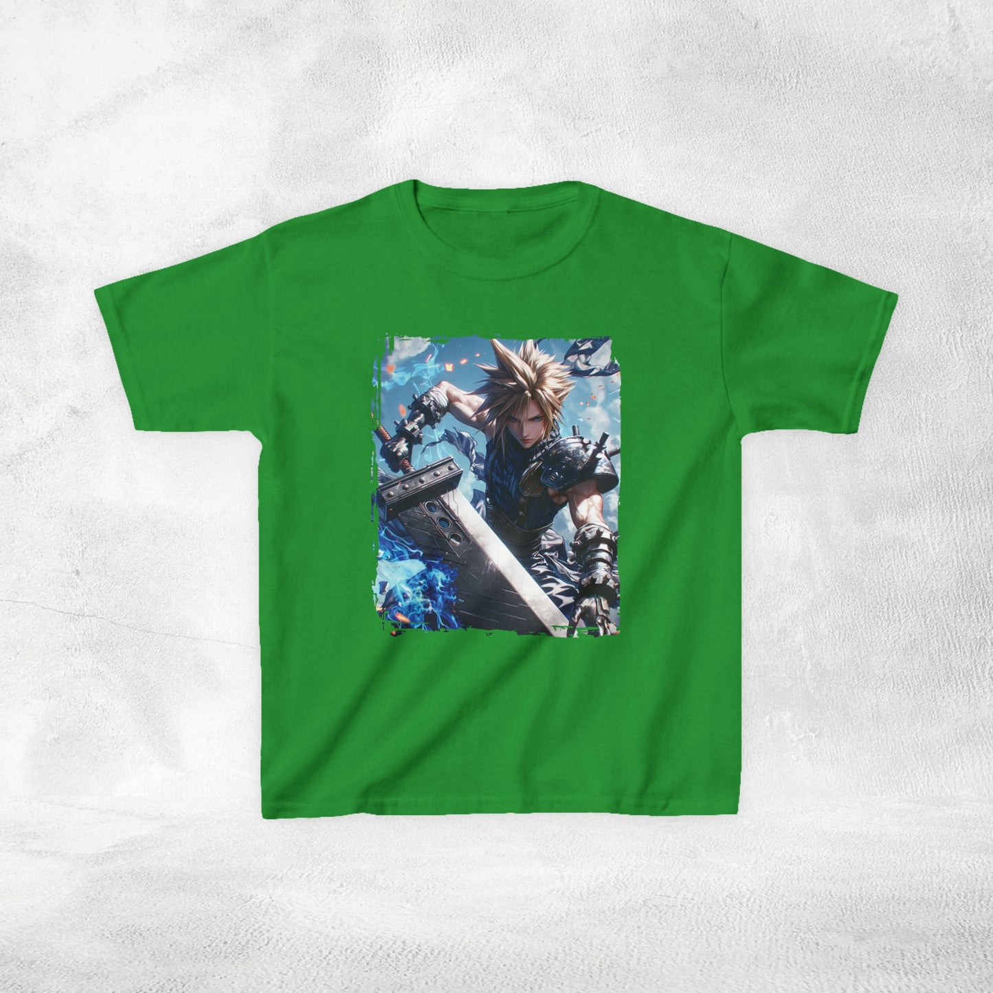 Kids gaming shirt Final Fantasy Cloud Strife