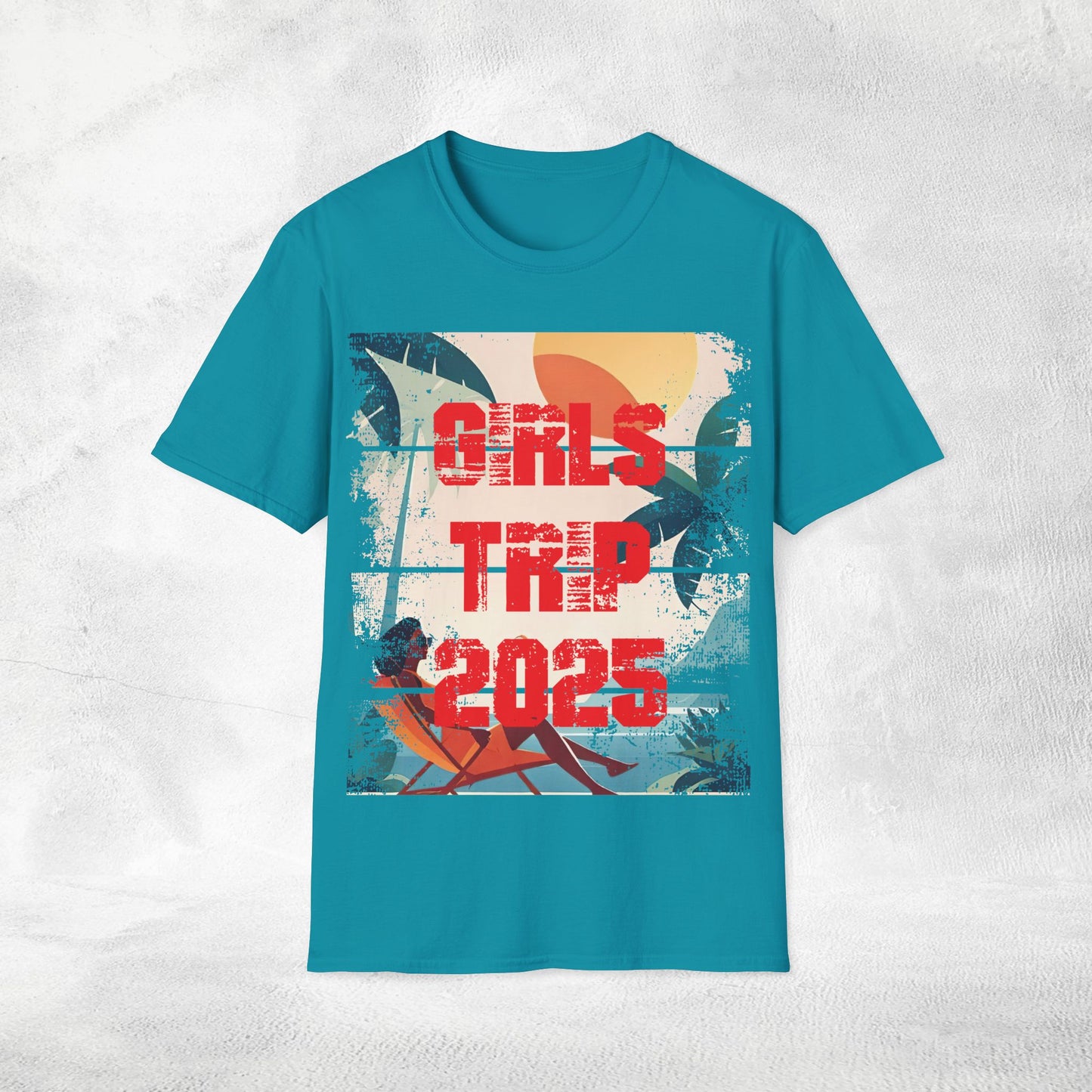 Womens T-shirt girls trip 2025