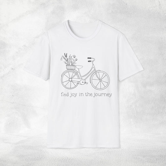 Womens Slogan T-shirt find joy in the journey